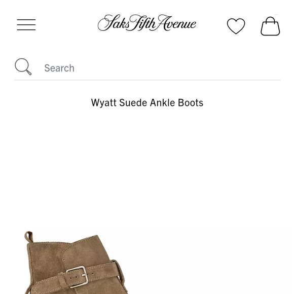 NEW Saint Laurent Suede Ankle Boot in Camel, Size 8.5 US - Picture 8 of 9